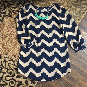 Chevron dress. Size Small.